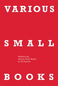 Book Cover for Various Small Books by Phil Taylor, Mark Rawlinson, Edward Ruscha