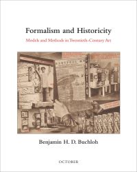 Book Cover for Formalism and Historicity by B H D Buchloh