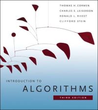 Book Cover for Introduction to Algorithms by Thomas H Cormen