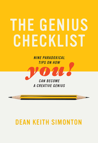 Book Cover for The Genius Checklist by Dean Keith Simonton