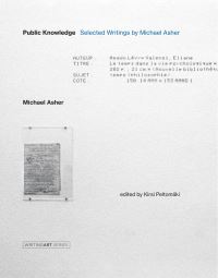 Book Cover for Public Knowledge by Michael Asher