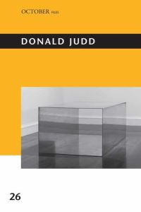 Book Cover for Donald Judd by Annie Ochmanek, Alex Kitnick