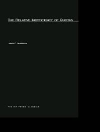 Book Cover for The Relative Inefficiency of Quotas by James E Anderson