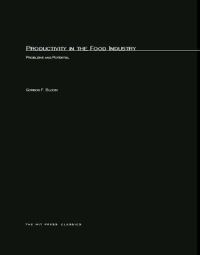 Book Cover for Productivity in the Food Industry by Gordon F Bloom