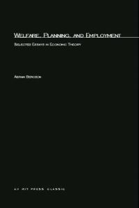 Book Cover for Welfare, Planning, and Employment by Abram Bergson