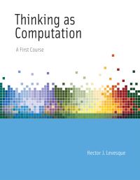 Book Cover for Thinking as Computation by Hector J Levesque