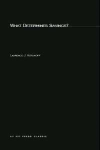Book Cover for What Determines Savings? by Laurence J Kotlikoff