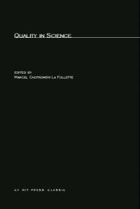 Book Cover for Quality in Science by Marcel C La Follette