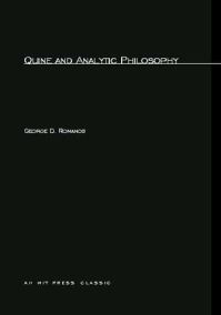 Book Cover for Quine and Analytic Philosophy by George D Romanos