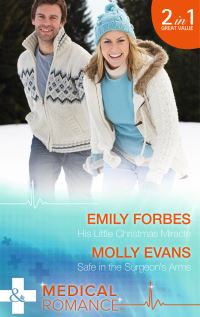 Book Cover for His Little Christmas Miracle by Emily Forbes, Molly Evans
