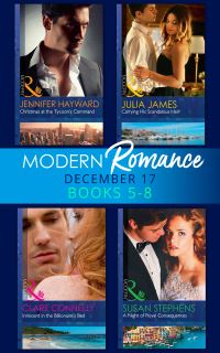 Book Cover for Modern Romance Collection. Books 5-8 by Susan Stephens, Julia James, Jennifer Hayward, Clare Connelly