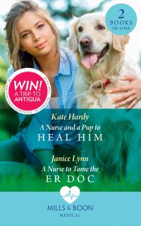 Book Cover for A Nurse and a Pup to Heal Him by Kate Hardy, Janice Lynn
