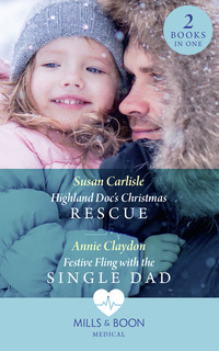 Book Cover for Highland Doc's Christmas Rescue by Susan Carlisle, Annie Claydon