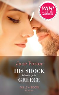 Book Cover for His Shock Marriage in Greece by Jane Porter