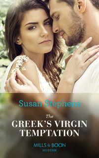 Book Cover for The Greek's Virgin Temptation by Susan Stephens