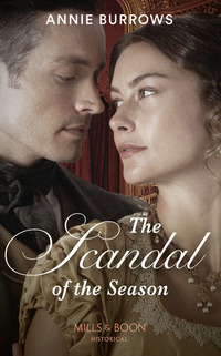 Book Cover for The Scandal of the Season by Annie Burrows