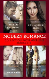 Book Cover for Modern Romance November Books 5-8 by Jennie Lucas, Tara Pammi, Annie West, Louise Fuller