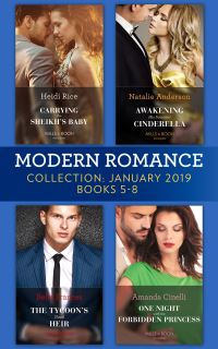 Book Cover for Modern Romance January Books 5-8 by Natalie Anderson, Heidi Rice, Bella Frances, Amanda Cinelli