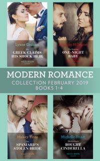 Book Cover for Modern Romance February Books 1-4 by Lynne Graham, Melanie Milburne, Maisey Yates, Michelle Smart