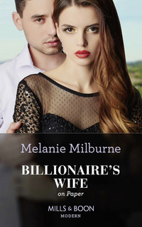 Book Cover for Billionaire's Wife on Paper by Melanie Milburne