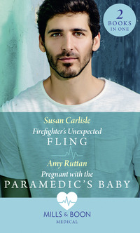 Book Cover for Firefighter's Unexpected Fling by Susan Carlisle, Amy Ruttan