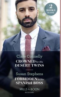 Book Cover for Crowned for His Desert Twins by Clare Connelly, Susan Stephens