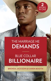 Book Cover for The Marriage He Demands by Brenda Jackson, Karen Booth