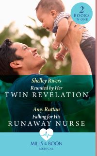 Book Cover for Reunited by Her Twin Revelation by Shelley Rivers, Amy Ruttan