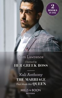 Book Cover for Claimed by Her Greek Boss by Kim Lawrence, Kali Anthony
