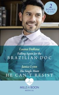 Book Cover for Falling Again for the Brazilian Doc by Luana DaRosa, Janice Lynn