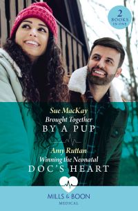 Book Cover for Brought Together by a Pup by Sue MacKay, Amy Ruttan