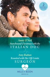 Book Cover for Snowbound Christmas With the Italian Doc by Annie ONeil, Amy Ruttan