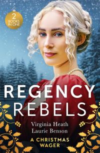 Book Cover for A Christmas Wager by Virginia Heath, Laurie Benson