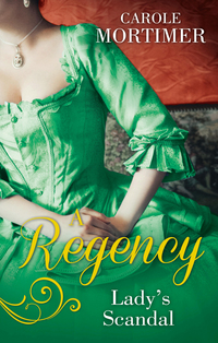 Book Cover for A Regency Lady's Scandal by Carole Mortimer, Carole Mortimer