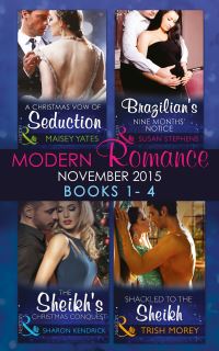 Book Cover for Modern Romance. Books 1-4. November 2015 by Maisey Yates, Susan Stephens, Sharon Kendrick, Trish Morey