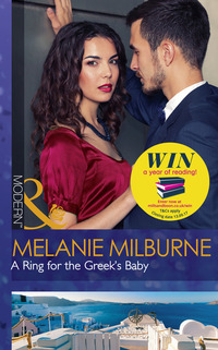 Book Cover for A Ring for the Greek's Baby by Melanie Milburne