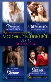Book Cover for Modern Romance Collection. Books 1-4 July 2017 by Sharon Kendrick, Caitlin Crews, Carol Marinelli, Susan Stephens