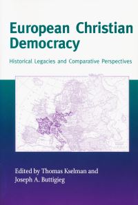 Book Cover for European Christian Democracy by Thomas Kselman, Joseph A Buttigieg