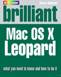 Book Cover for Brilliant Mac OS X Leopard by Steve Johnson