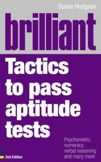 Book Cover for Brilliant Tactics to Pass Aptitude Tests by Susan Hodgson