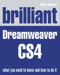 Book Cover for Brilliant Adobe Dreamweaver CS4 by Steve Johnson