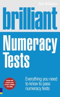 Book Cover for Brilliant Numeracy Tests by Rob Williams