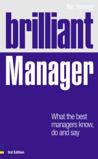 Book Cover for Brilliant Manager by Nic Peeling