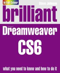 Book Cover for Brilliant Adobe Dreamweaver CS6 by Steve Johnson