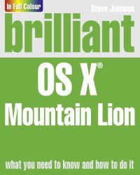Book Cover for Brilliant OS X Mountain Lion by Steve Johnson