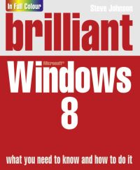 Book Cover for Brilliant Windows 8 by Steve Johnson