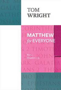 Book Cover for Matthew for Everyone: Part 1 by N T Wright