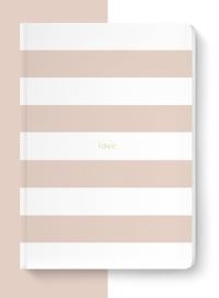 Book Cover for Spirit Stationery Striped A5 Notebook by SPCK