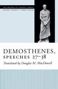 Book Cover for Demosthenes, Speeches 27-38 by Demosthenes, Douglas M MacDowell