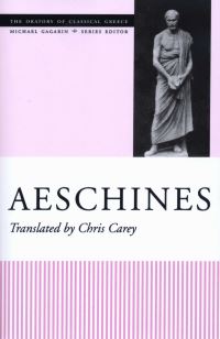 Book Cover for Aeschines by Chris Carey